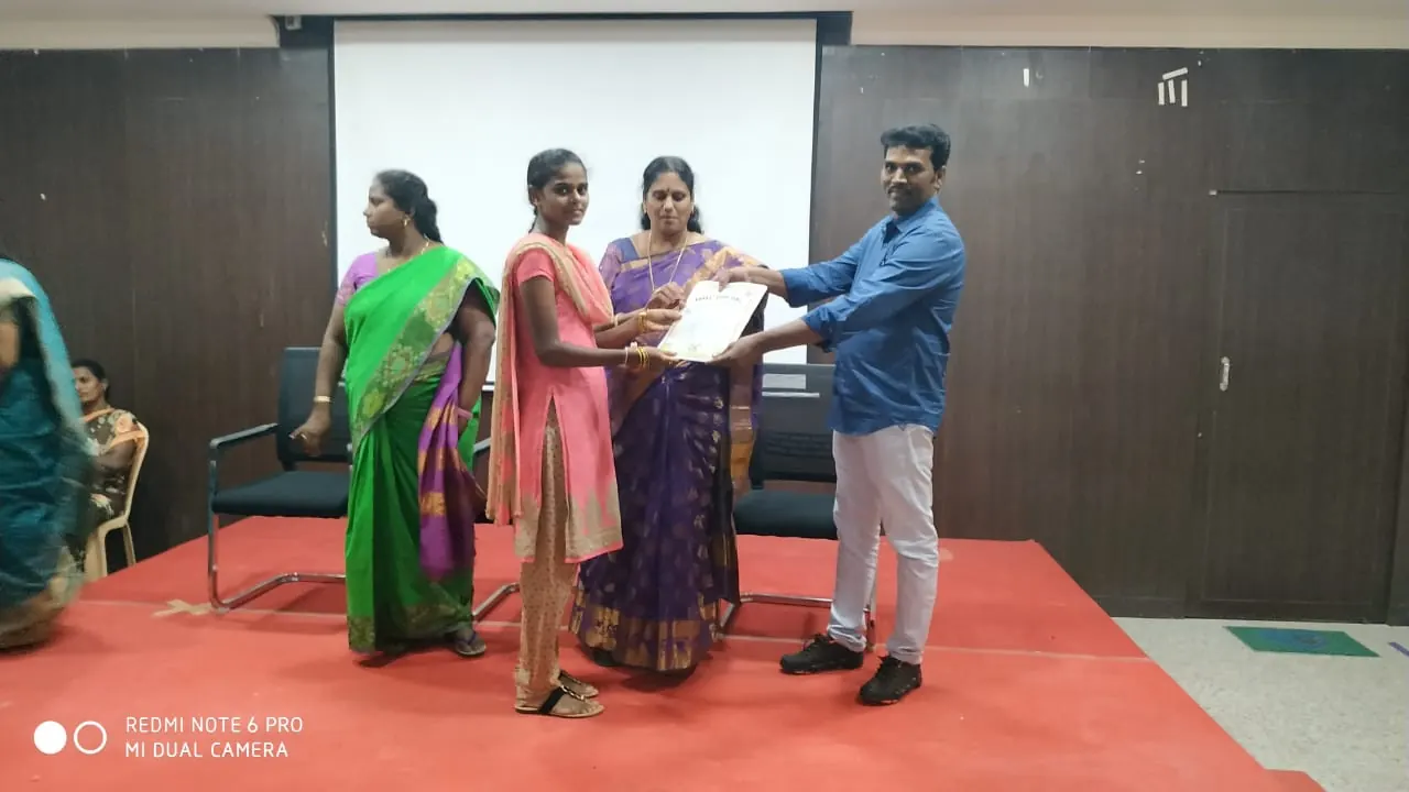 Student certificate and recognition activity at DR UK Institute